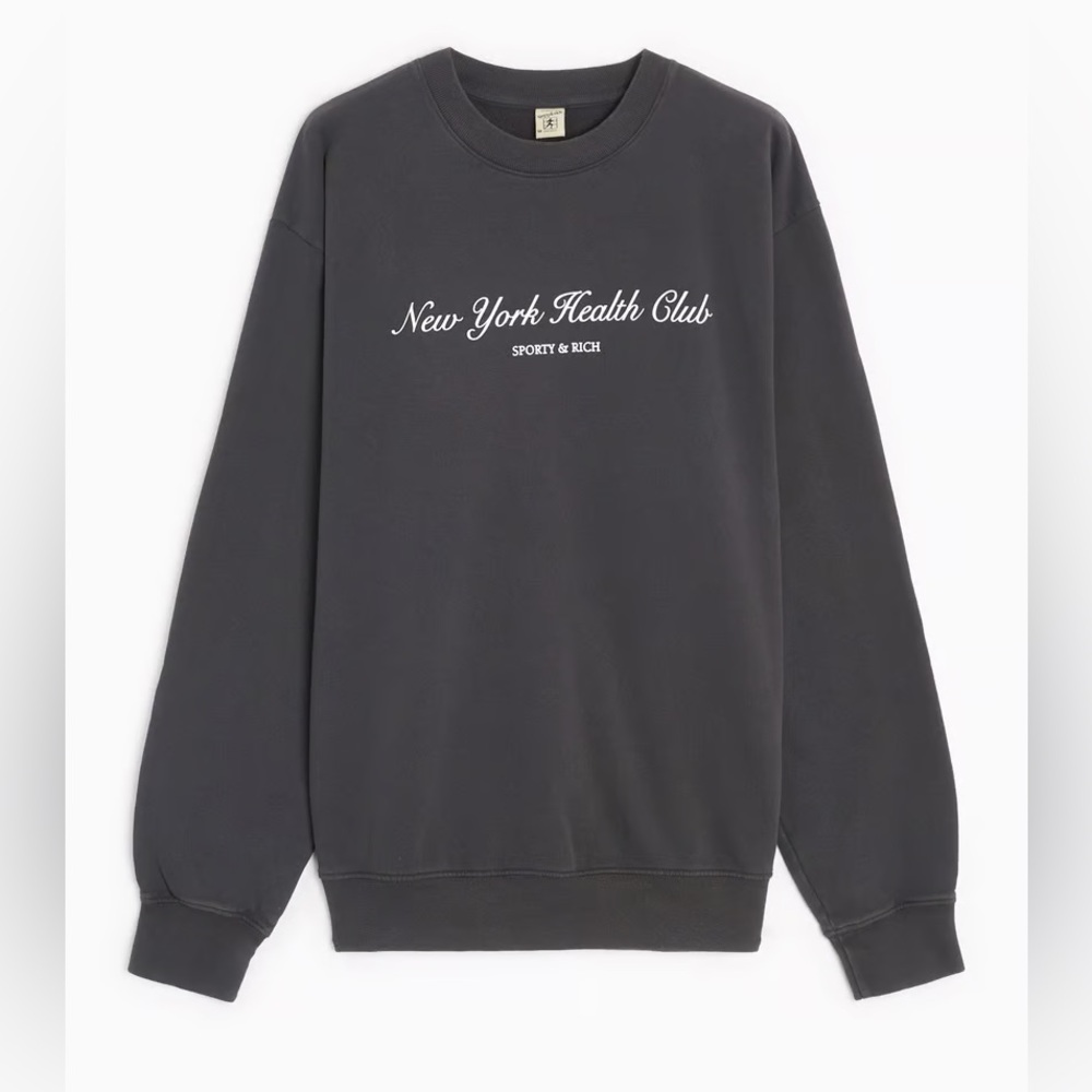 Sporty & Rich NY Health Club Crewneck